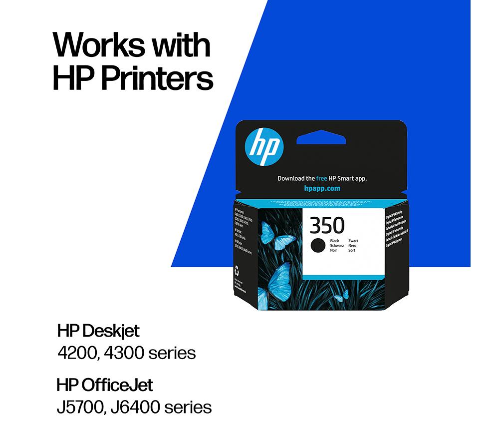 HP 350 Original Black Ink Cartridge image number 2 of 11