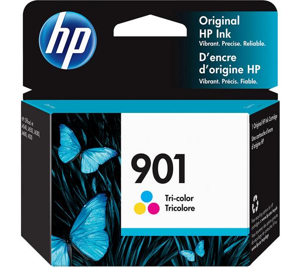 HP 901 Original Tri-colour Ink Cartridge image number 0