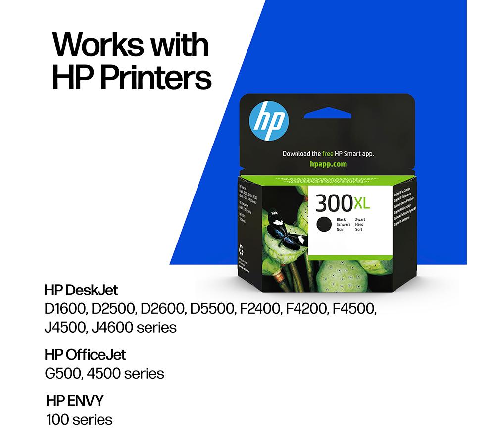 HP 300XL Original Black Ink Cartridge image number 2 of 11