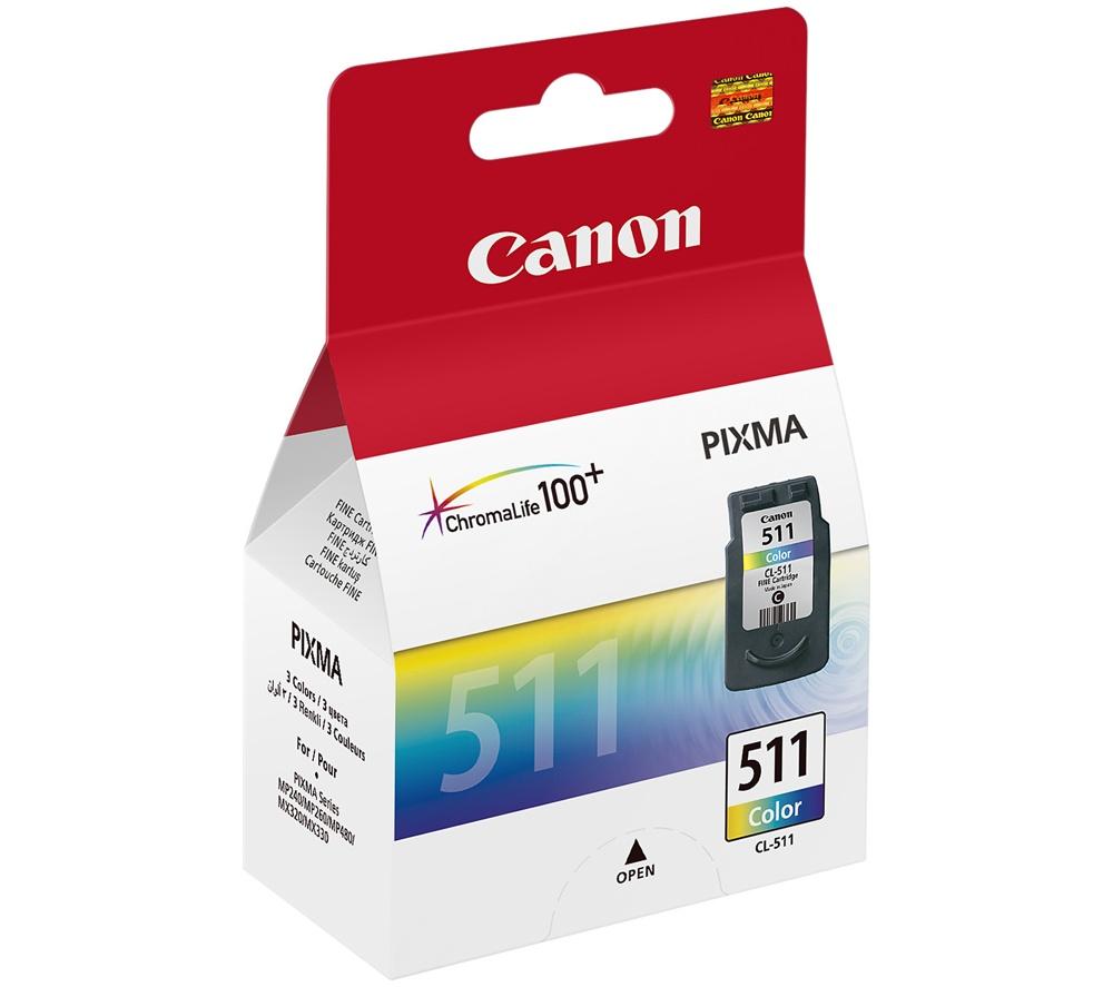 CANON CLI-511 Tri-colour Ink Cartridge image number 2 of 7