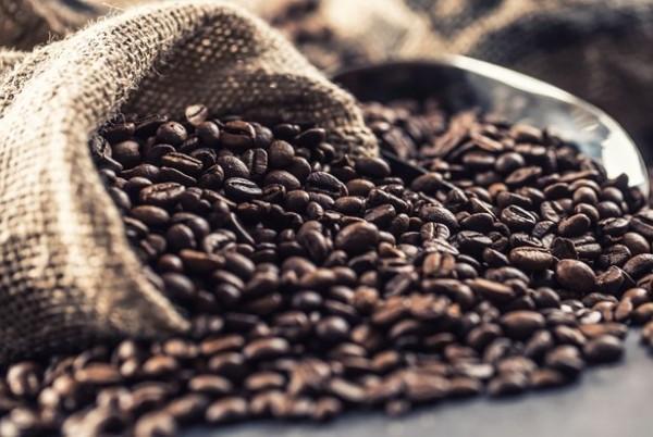 bag of coffee beans