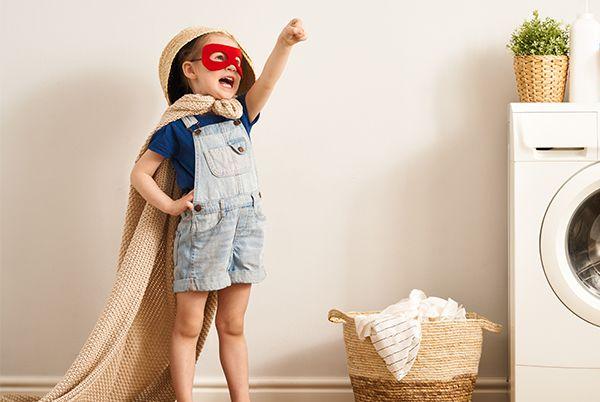 hero child laundry