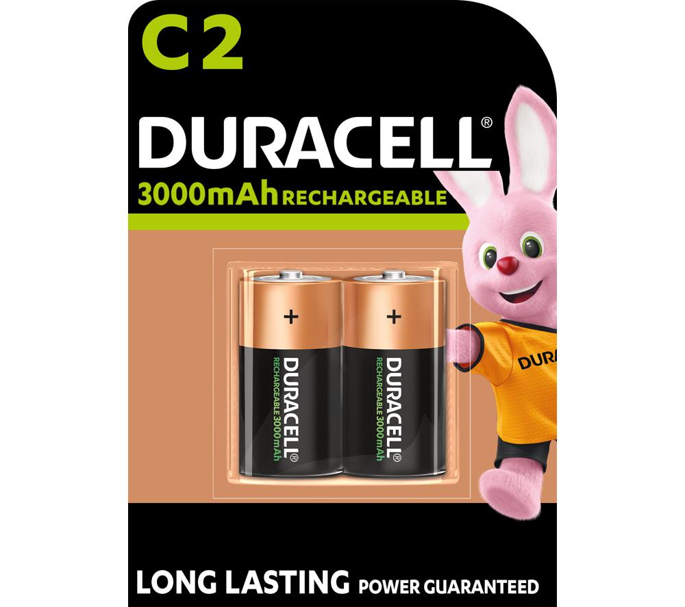 Image of Duracell LR14/MN1400 Accu C Rechargeable NiMH Batteries - Pack of 2