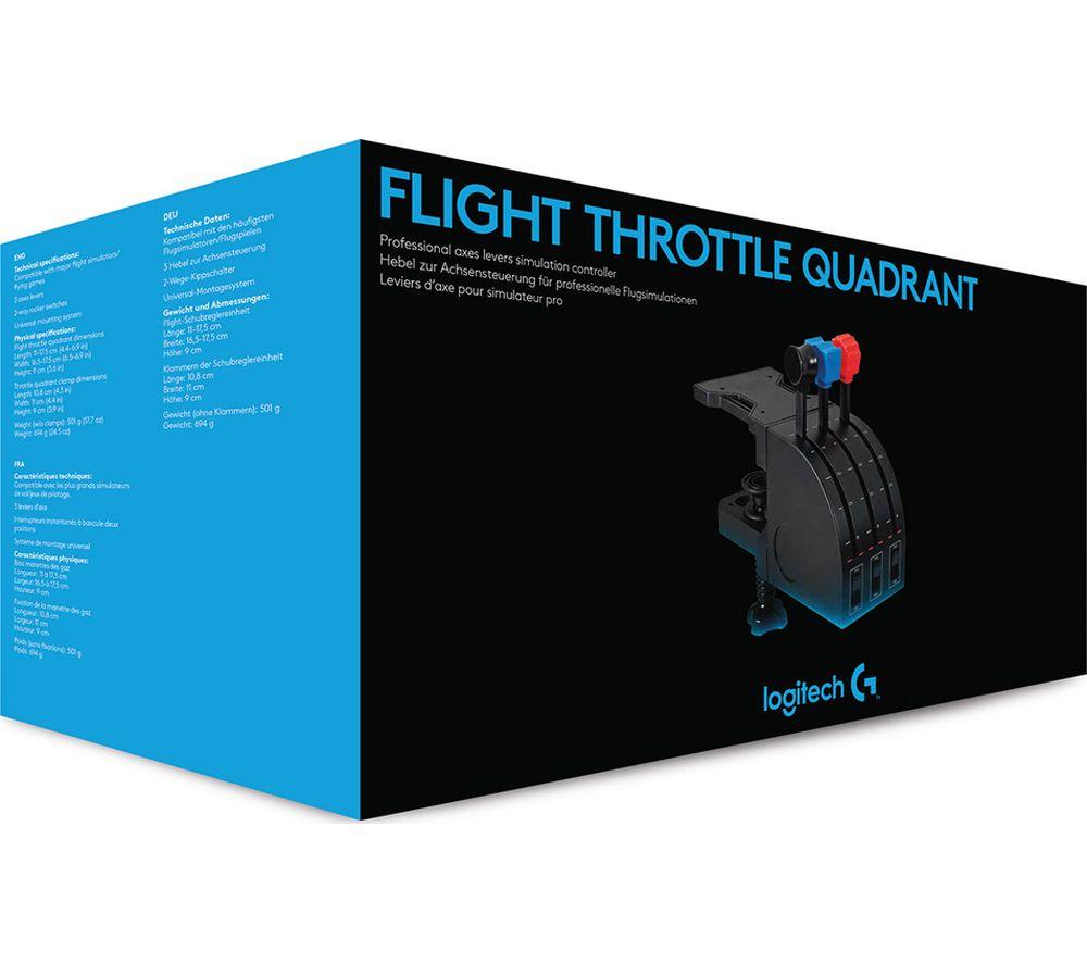 SAITEK by Logitech PZ45 Pro Flight Throttle Quadrant Flight Controller image number 6 of 7