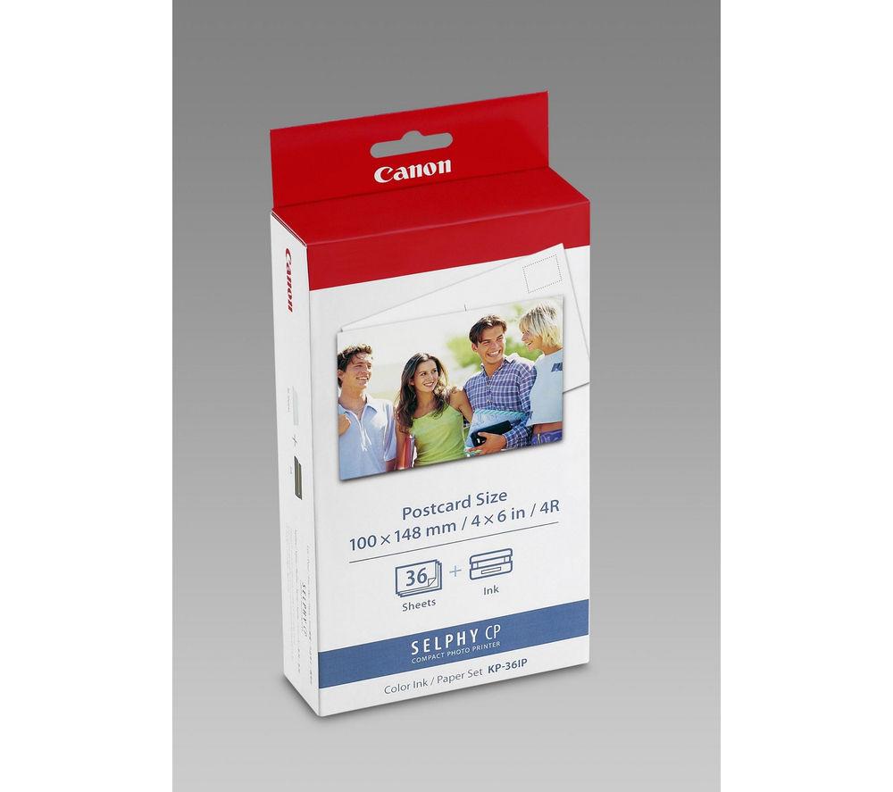 Image of Canon KP-36IP Ink & Paper Set, White