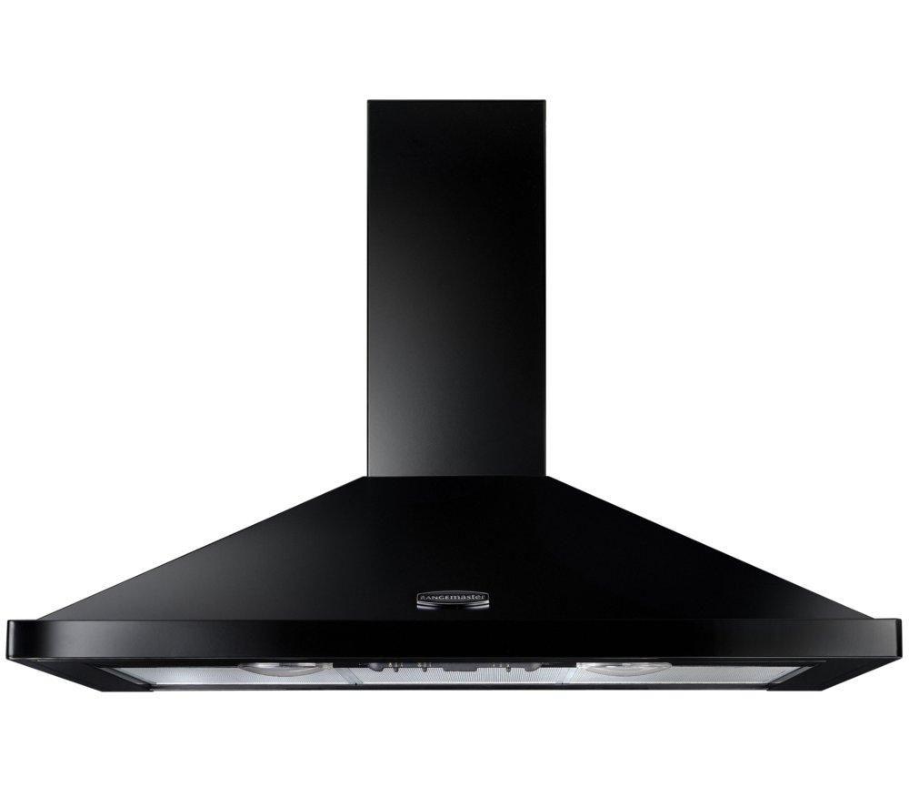 RANGEMASTER LEIHDC100BC Chimney Cooker Hood - Black, Black