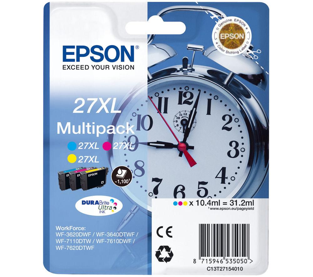 Epson C13T27154010 3PACK EPS_T271 Inkjet Cartridge ( 27xl - 31.2ml ) Ink Bundle