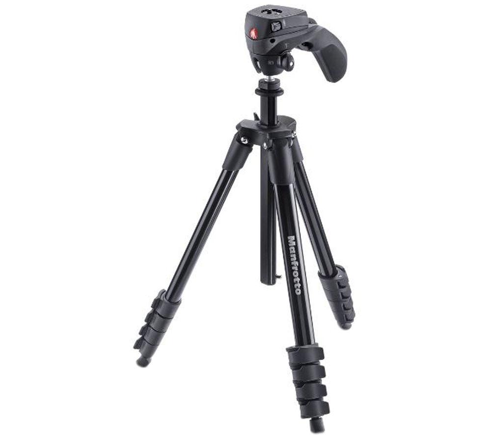 MANFROTTO MKCOMPACTACN-BK Compact Action Tripod - Black