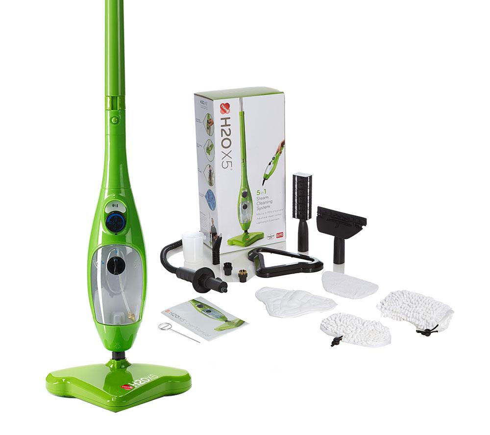 H20 X5 5-in-1 Steam Mop - Green, Green