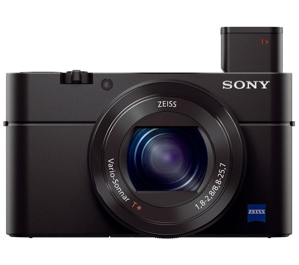 SONY Cyber-shot DSC-RX100 III High Performance Compact Camera - Black, Black