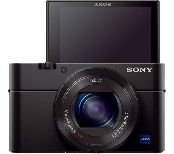 SONY Cyber-shot DSC-RX100 III High Performance Compact Camera - Black image number 3