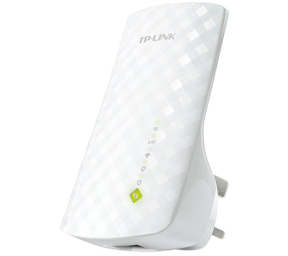Image of TP-LINK RE200 WiFi Range Extender - AC 750, Dual-band, White