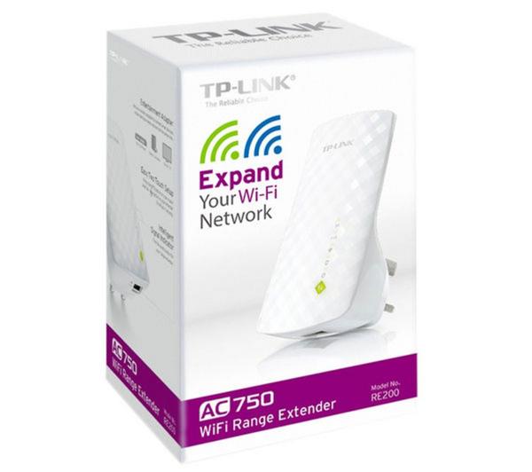 TP-LINK RE200 WiFi Range Extender - AC 750, Dual-band image number 2