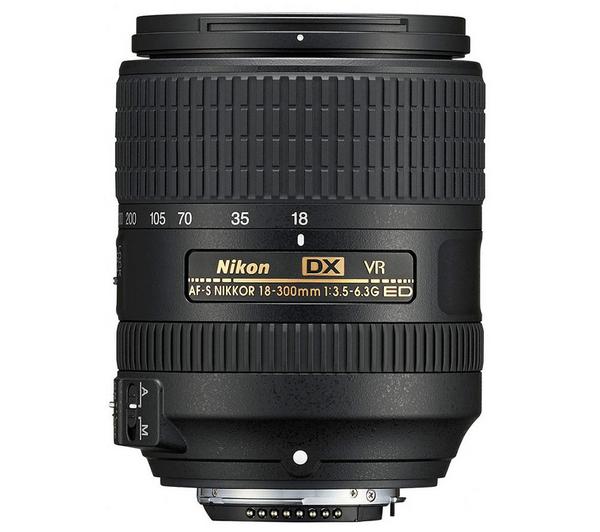 NIKON AF-S DX NIKKOR 18-300 mm f/3.5-6.3G ED VR Telephoto Zoom Lens image number 0