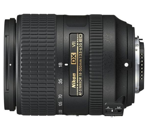 NIKON AF-S DX NIKKOR 18-300 mm f/3.5-6.3G ED VR Telephoto Zoom Lens image number 1