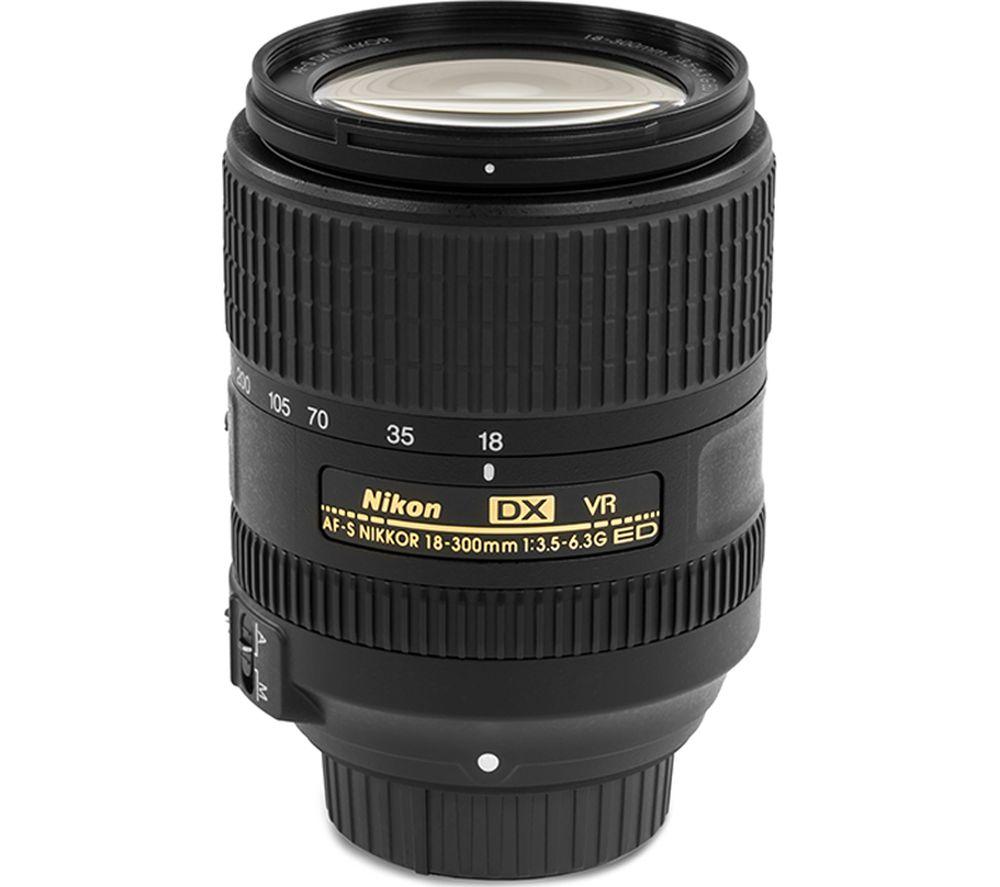 NIKON AF-S DX NIKKOR 18-300 mm f/3.5-6.3G ED VR Telephoto Zoom Lens