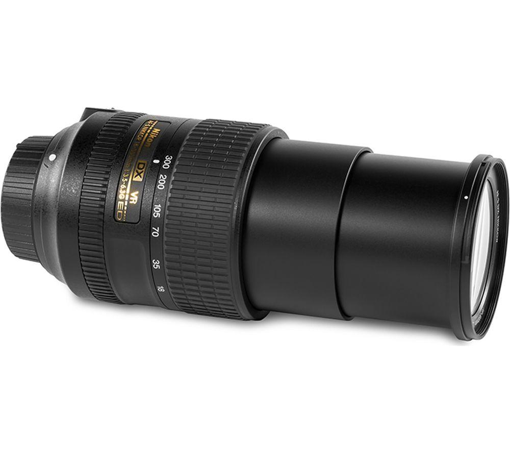 NIKON AF-S DX NIKKOR 18-300 mm f/3.5-6.3G ED VR Telephoto Zoom Lens