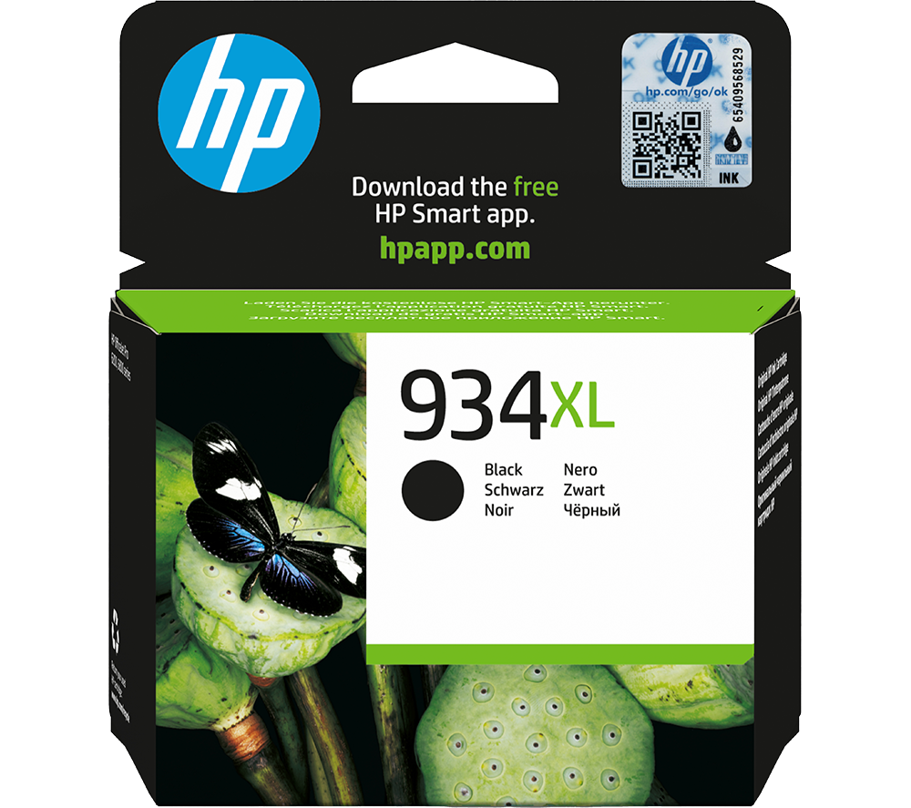 HP 934XL Black Ink Cartridge, Black