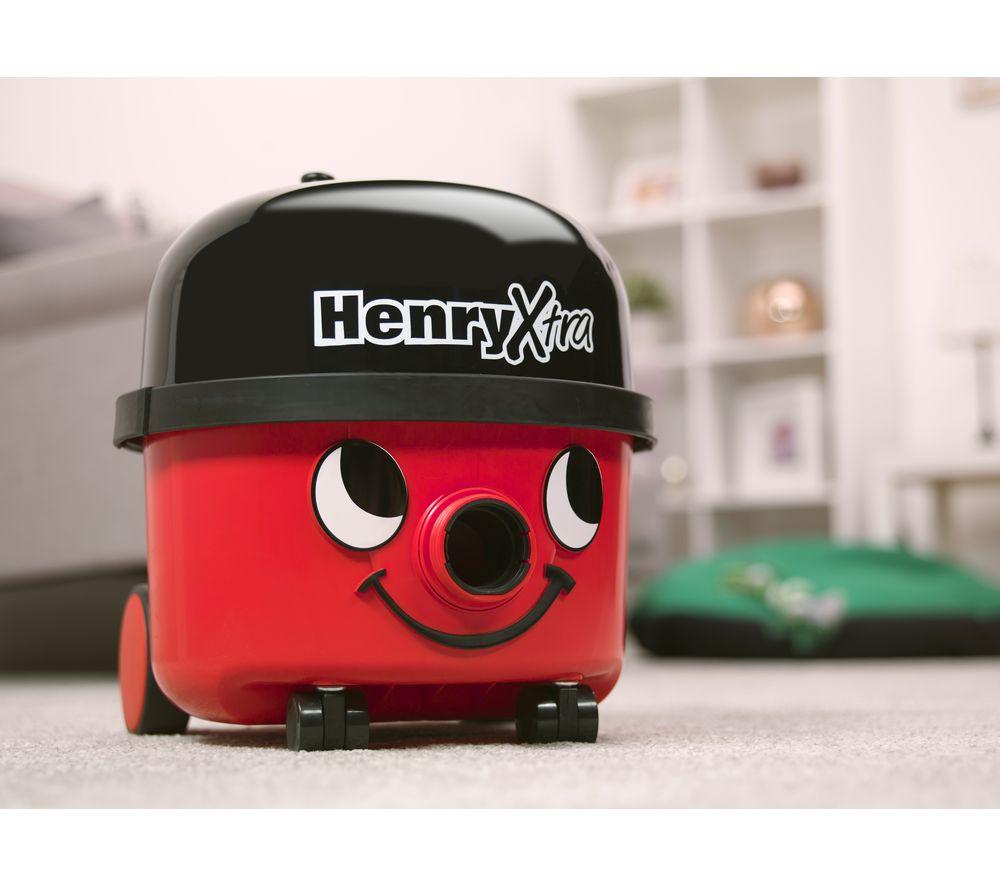 NUMATIC Henry Xtra HVX160 Cylinder Bagged Vacuum Cleaner - Red image number 3 of 10