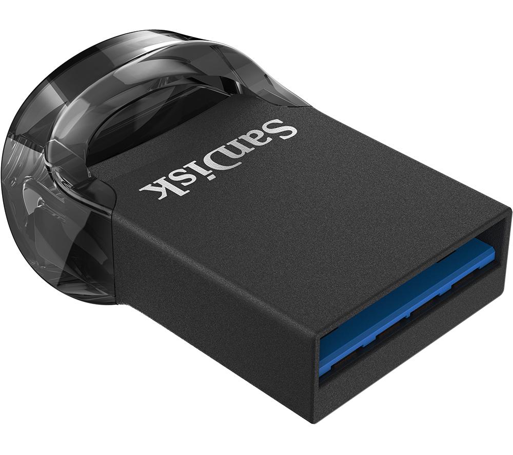 SANDISK Ultra Fit USB 3.1 Memory Stick - 32 GB, Black image number 2 of 6