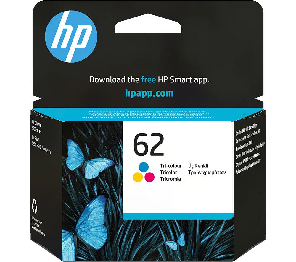 HP 62 Tri-colour Ink Cartridge, Tri-colour