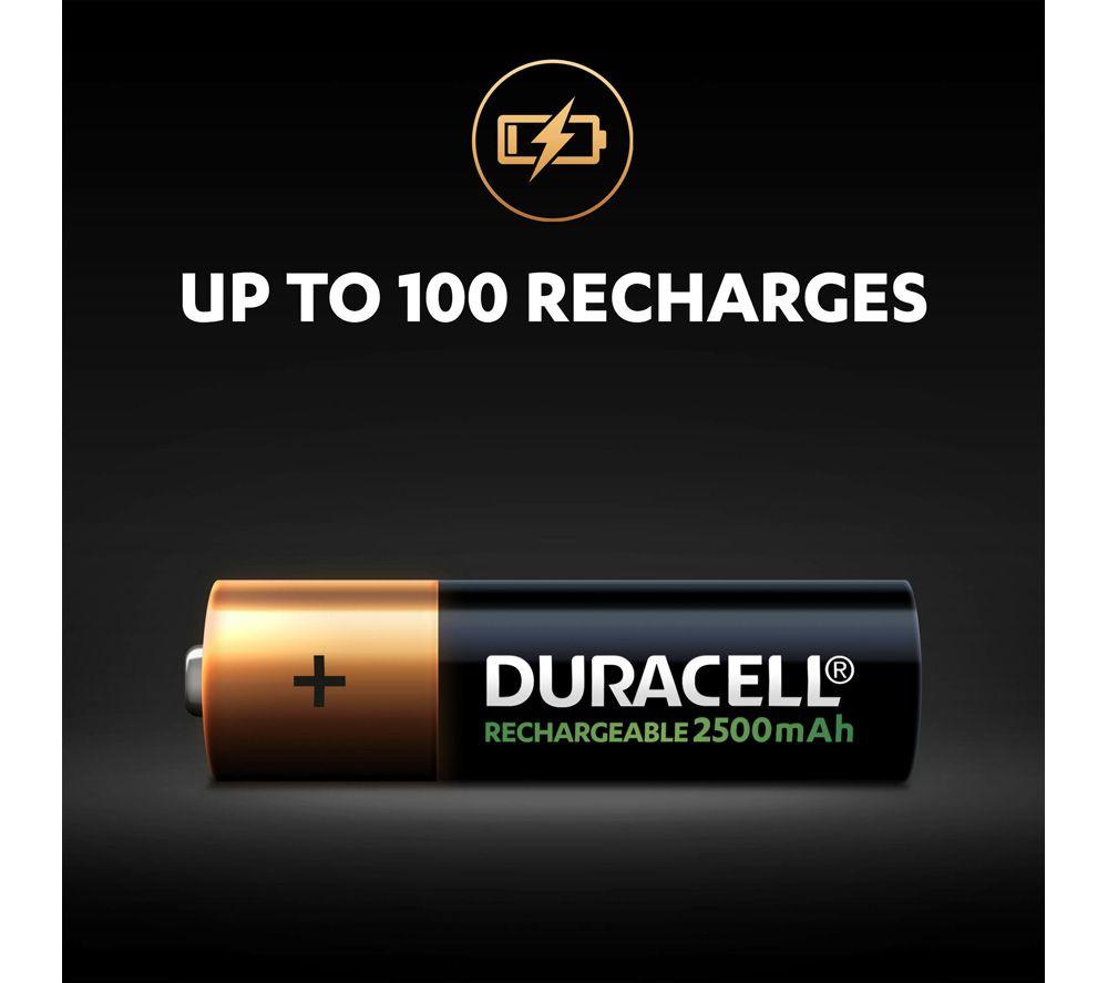 DURACELL AA NiMH Rechargeable Batteries - Pack of 4 image number 4 of 7