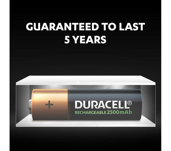 DURACELL AA NiMH Rechargeable Batteries - Pack of 4 image number 6