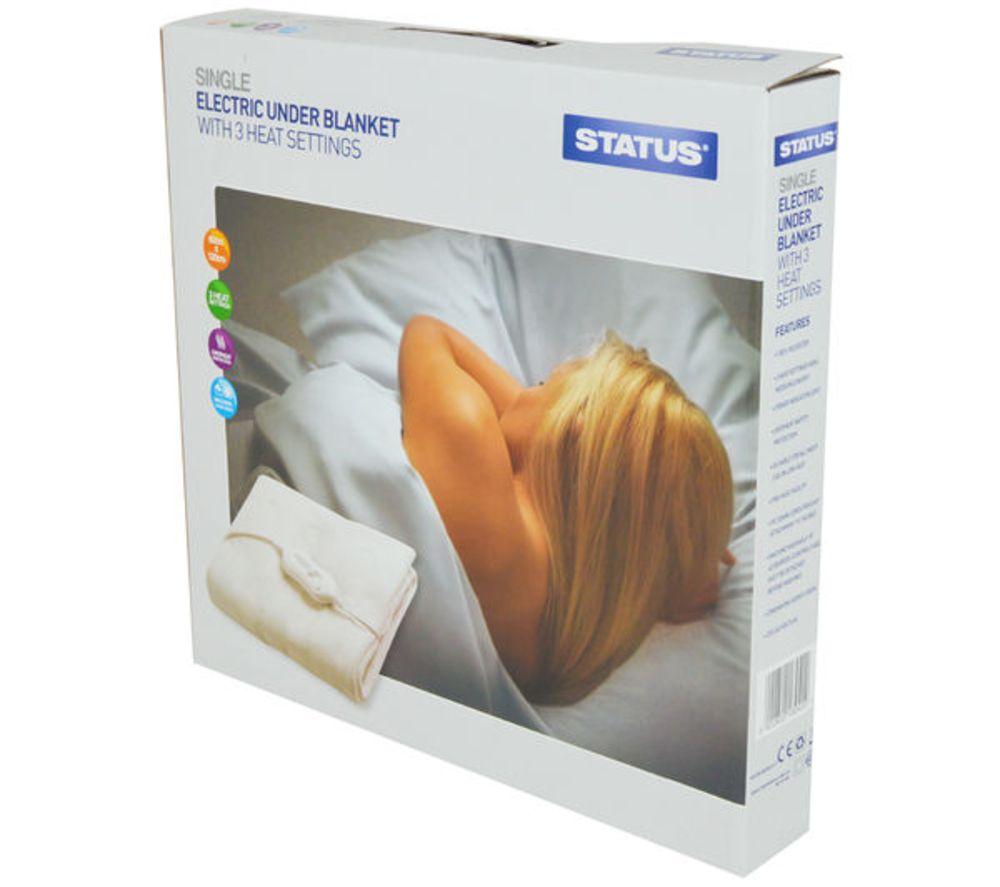 Buy STATUS SEB-40W1PKB Electric Underblanket - Single | Currys