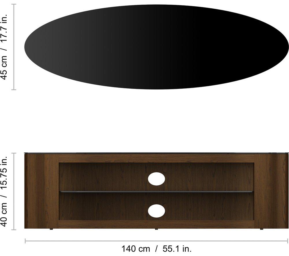 AVF Buckingham 1400 mm TV Stand - Walnut image number 4 of 6