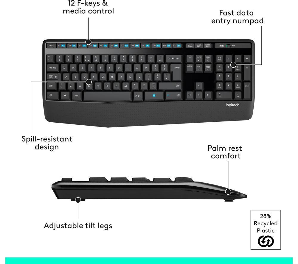 LOGITECH MK345 Wireless Keyboard & Mouse Set image number 7 of 10