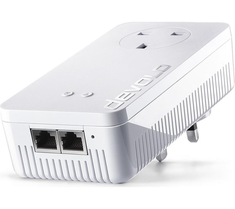 Image of DEVOLO dLAN 1200 WiFi Powerline Adapter Add-On, White