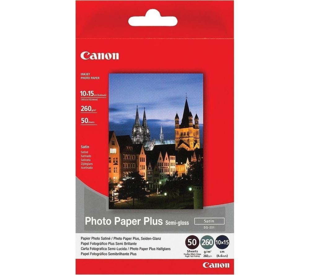 CANON Boîte de 50 feuilles papier photo SG-201 10X15 1686B015