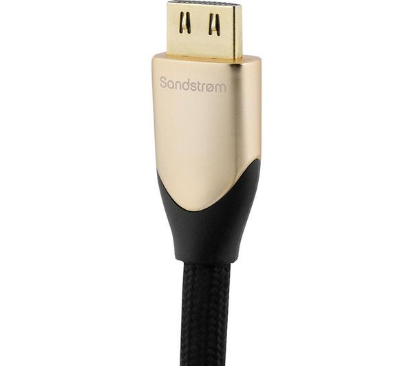 SANDSTROM Gold Series S3HDM315 Premium High Speed HDMI Cable with Ethernet - 3 m image number 5