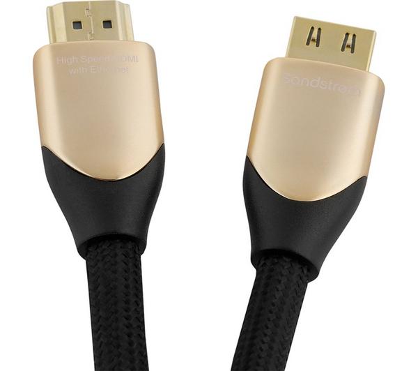 SANDSTROM Gold Series S3HDM315 Premium High Speed HDMI Cable with Ethernet - 3 m image number 6