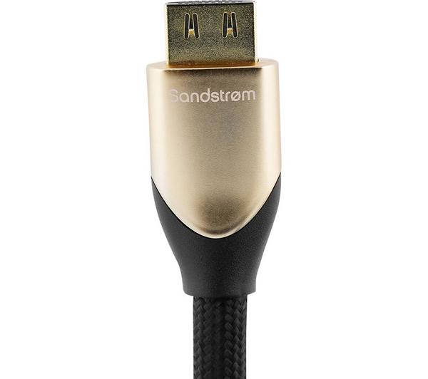 SANDSTROM Gold Series S3HDM315 Premium High Speed HDMI Cable with Ethernet - 3 m image number 7