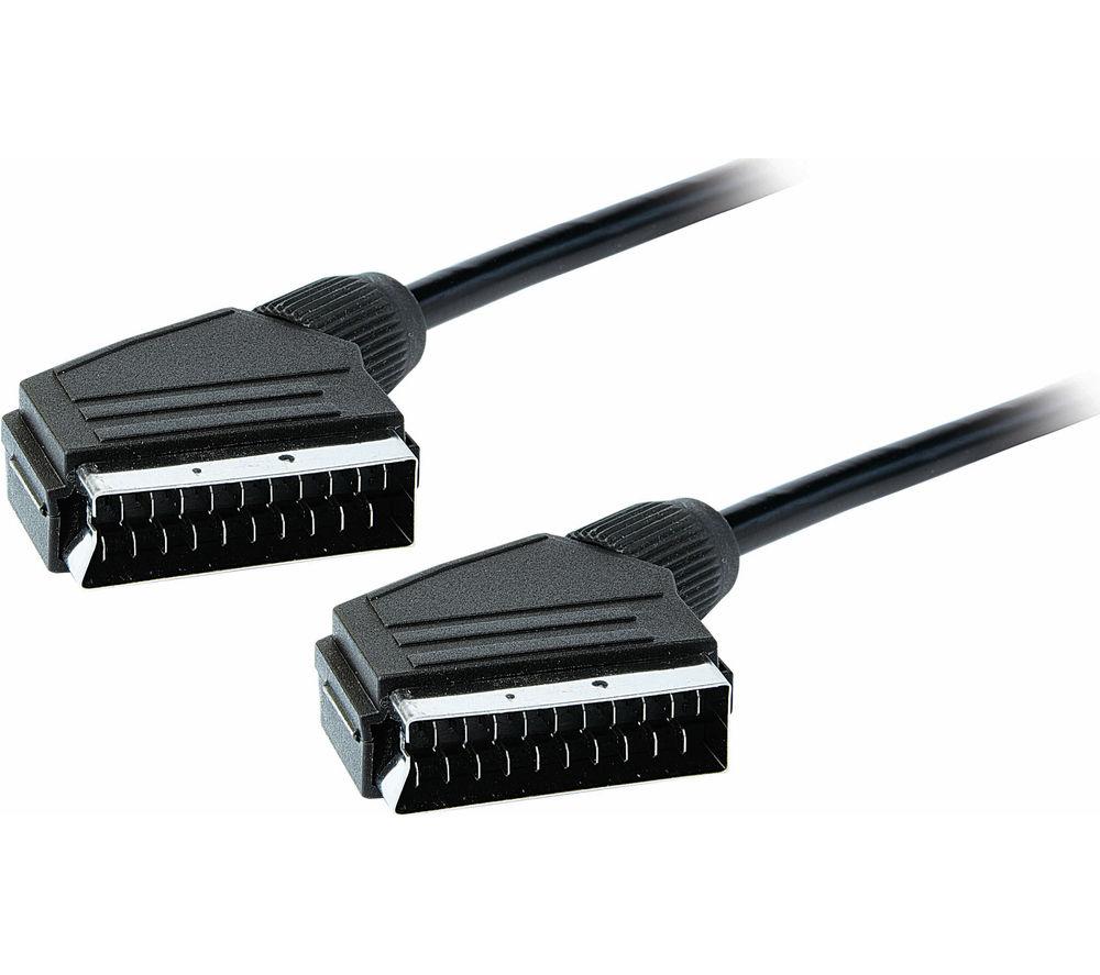 ESSENTIALS C1SCT15 SCART Cable - 1 m, Black