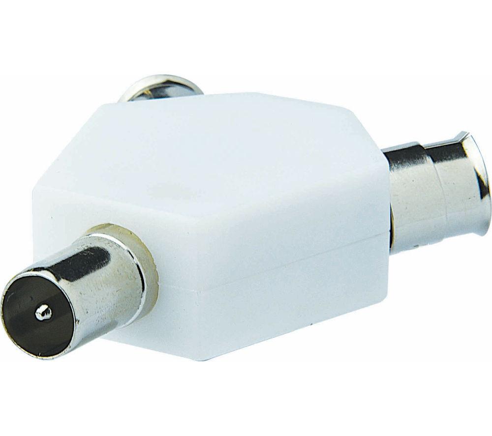 ESSENTIALS CAERSP15 Aerial Splitter, White