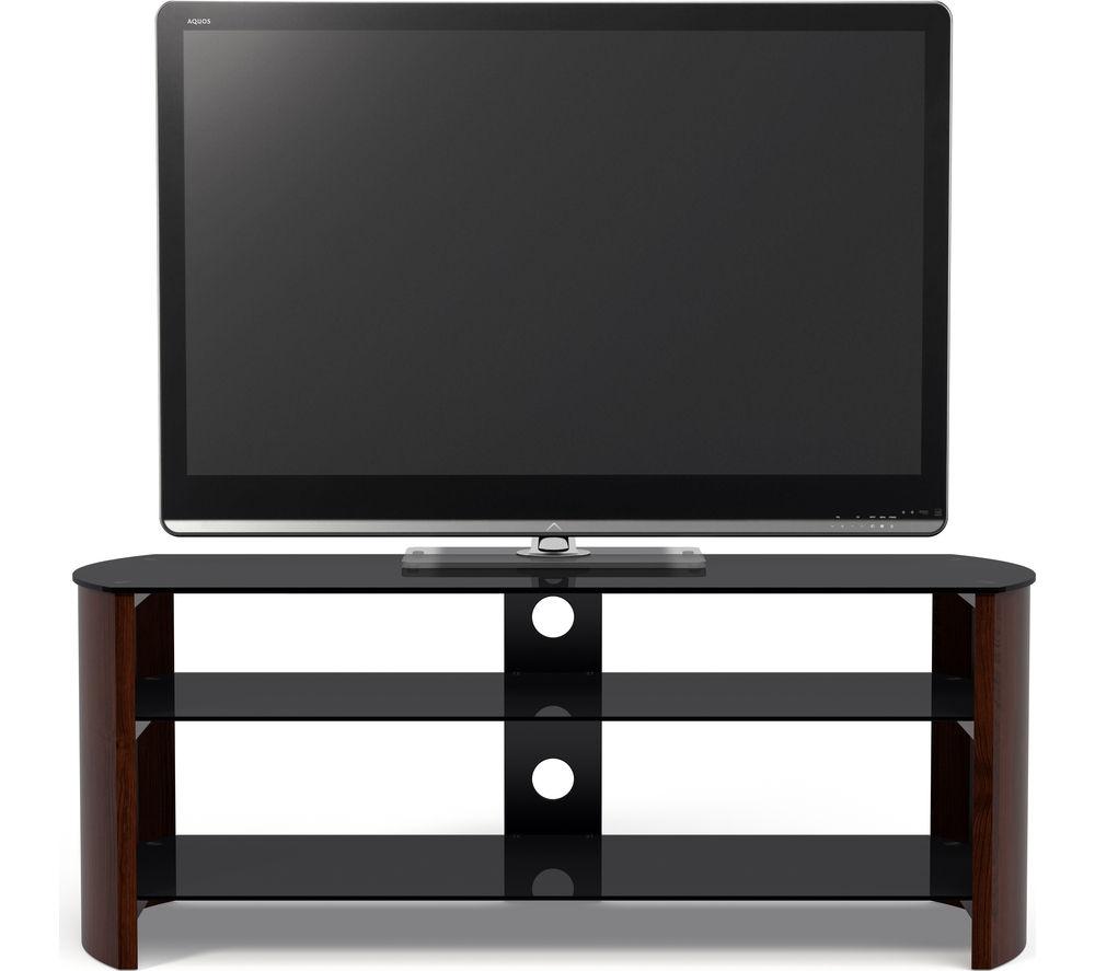 SANDSTROM S1250CW15 TV Stand, Brown,Black