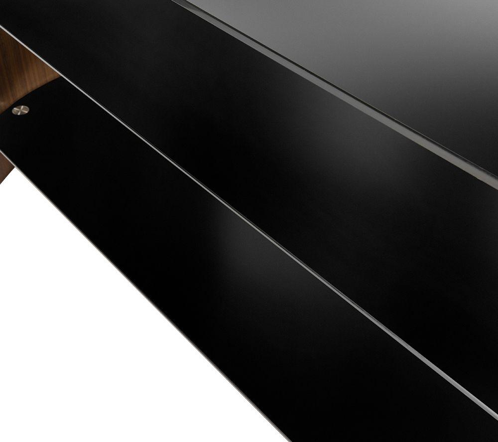 SANDSTROM S1250CW15 1250 mm TV Stand for up to 55" TVs - Walnut & black image number 4 of 8