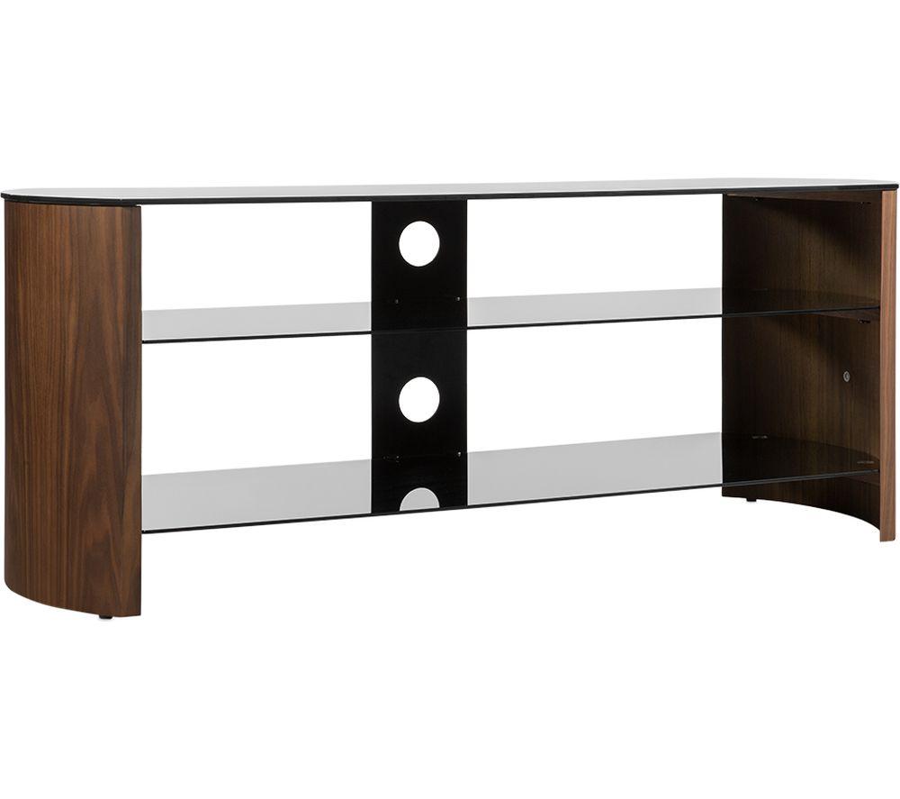 SANDSTROM S1250CW15 1250 mm TV Stand for up to 55" TVs - Walnut & black image number 5 of 8