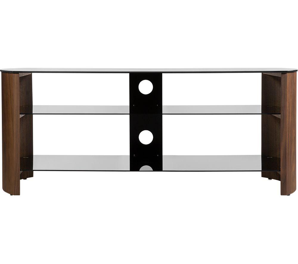 SANDSTROM S1250CW15 1250 mm TV Stand for up to 55" TVs - Walnut & black image number 8 of 8