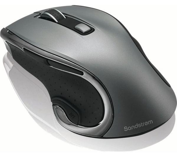 SANDSTROM SMWLHYP15 Wireless Blue Trace Mouse - Gun Metal image number 1