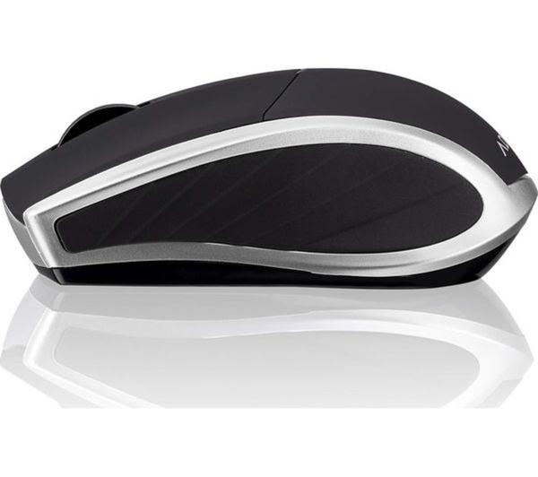 ADVENT AMWL3B15 Wireless Blue Trace Mouse - Black & Silver image number 2