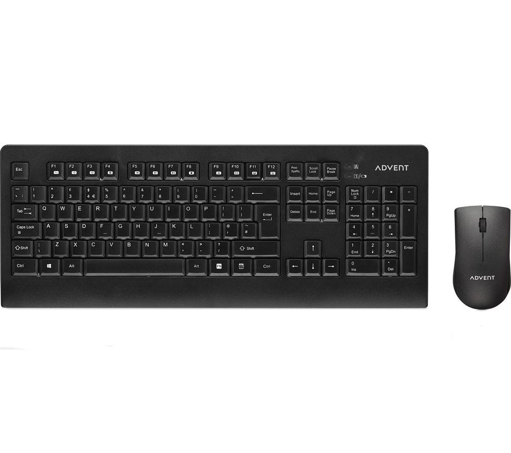 Image of ADVENT ADESKWL15 Wireless Keyboard & Mouse Set