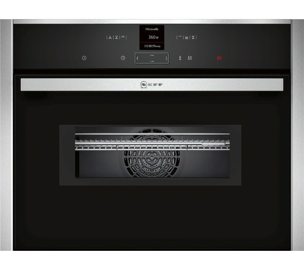 product image of NEFF N70 C17MR02N0B Built-in Combination Microwave - Stainless Steel, Stainless Steel