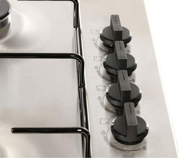 BOSCH Serie 2 PBP6B5B80 Gas Hob - Stainless Steel image number 3