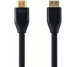SANDSTROM Black Series S1HDM115 High Speed HDMI Cable with Ethernet - 1 m