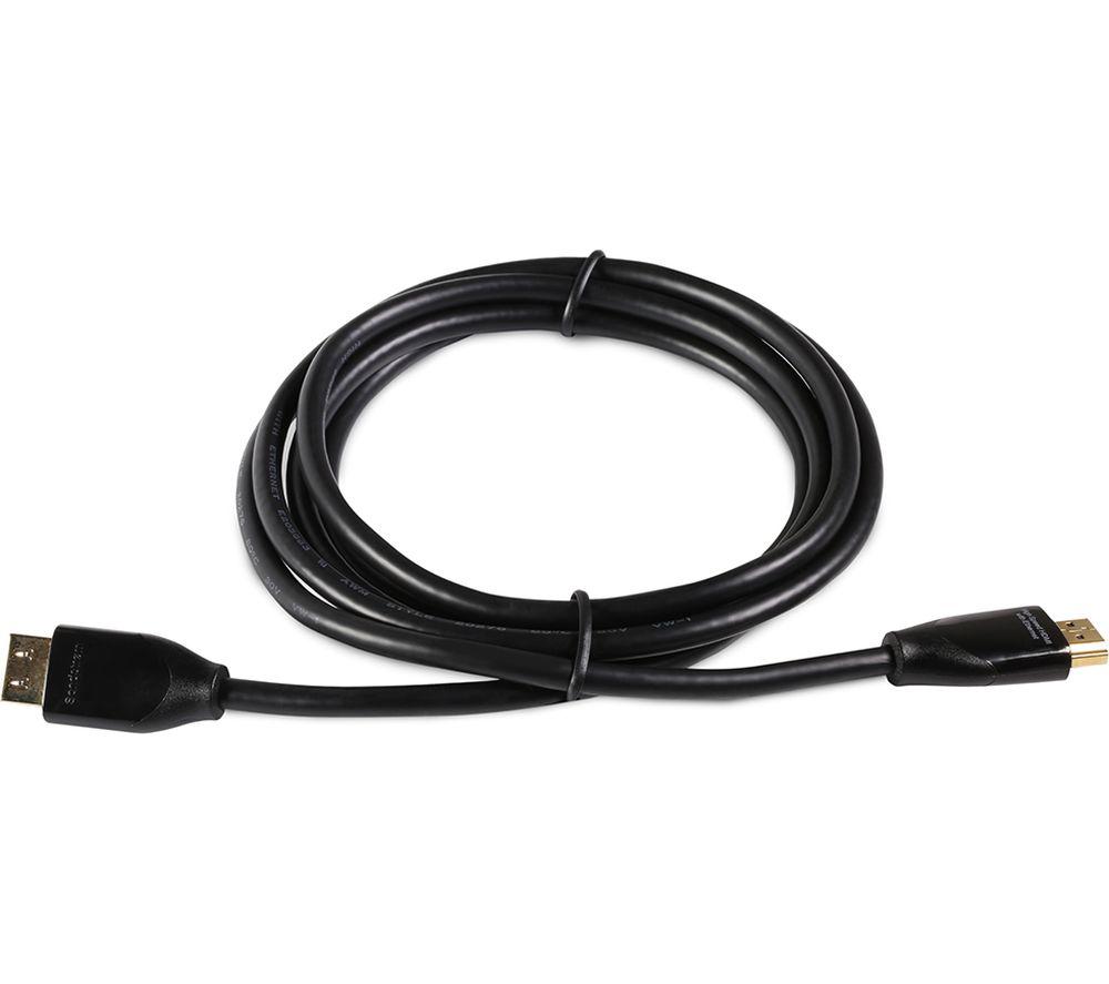SANDSTROM Black Series S2HDM115 High Speed HDMI Cable with Ethernet - 2 m image number 5 of 7
