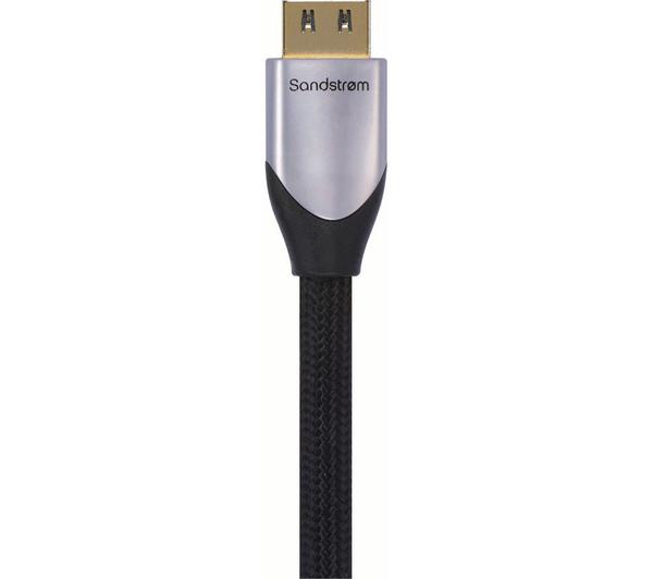 SANDSTROM Silver Series S3HDM215 Premium High Speed HDMI Cable with Ethernet - 3 m image number 0