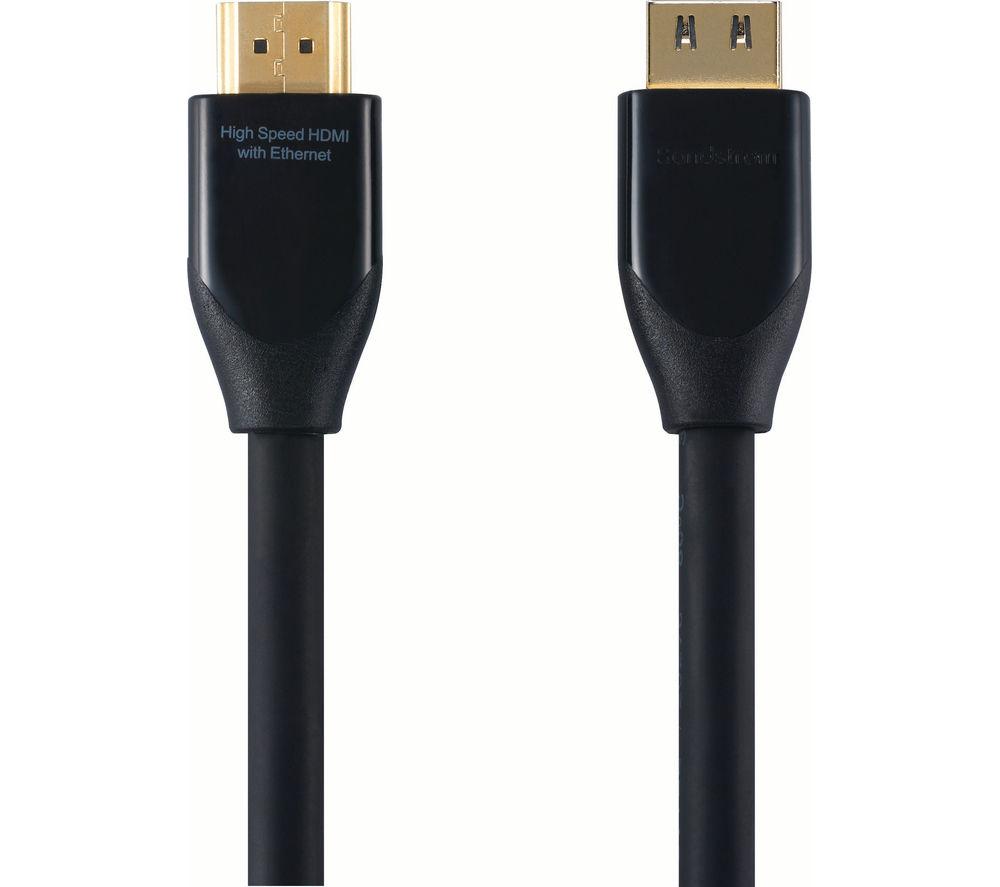 SANDSTROM Black Series S3HDM115 High Speed HDMI Cable with Ethernet - 3 m, Black